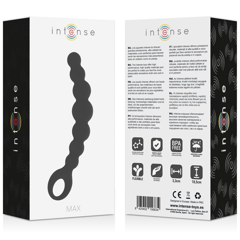 Intense Anal Toys-Biluțe Anale Max Negru-Silicon 5 img 135220 019ad2474428592fd44aa13fec471d4c 1