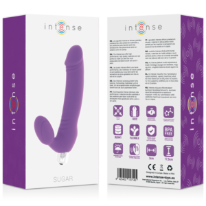 Intense High Tech-Sugar 7 Viteze Silicon Lila-7 Trepte, Waterproof 10 Intense High Tech-Sugar 7 Viteze Silicon Lila-7 Trepte, Waterproof - imagine 4