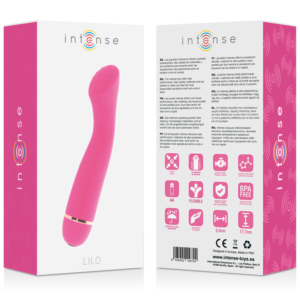 Intense High Tech-Lilo 20 Viteze Silicon Roz-12 Trepte, Waterproof · Vibratoare (imaginea 3)