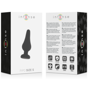 Intense Anal Toys-Plug Anal Pipo S Negru Silicon 9.8 Cm 8 Intense Anal Toys-Plug Anal Pipo S Negru Silicon 9.8 Cm - imagine 4