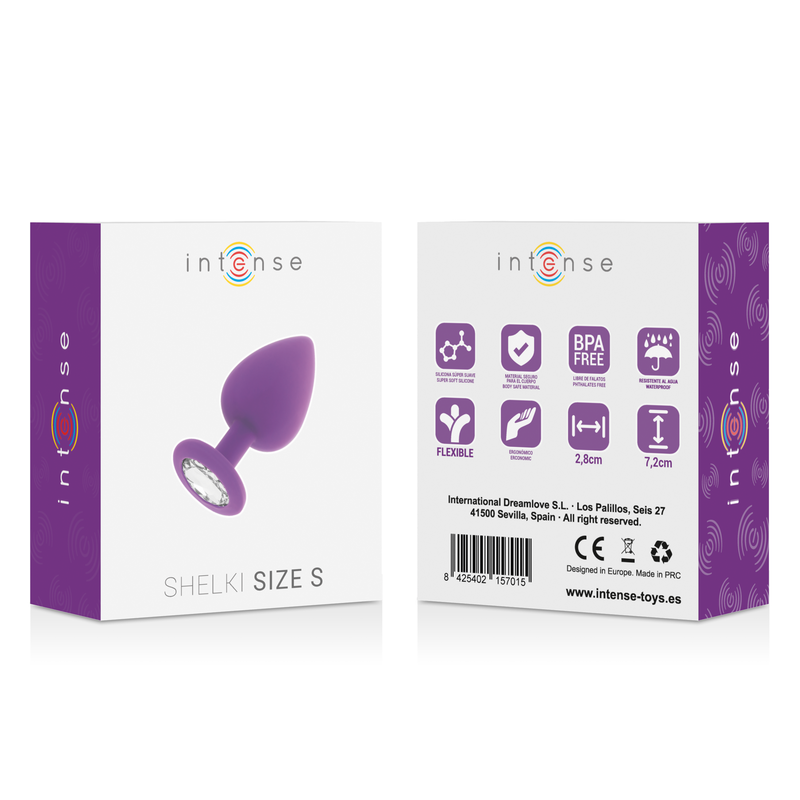 Intense Anal Toys-Shelki S Plug Anal Lilac-Silicon, Waterproof 5 img 135242 a40789eb8be9178f0da33e984f3031e1 1