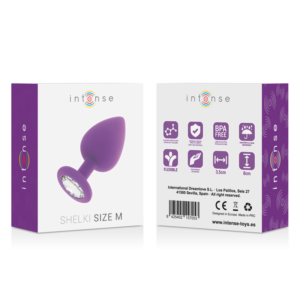 Intense Anal Toys-Shelki M Dop Anal Liliac-Silicon - imagine 5