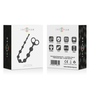Intense Anal Toys-Jaiden Mărgele Anale Negre-Silicon 12 Intense Anal Toys-Jaiden Mărgele Anale Negre-Silicon - imagine 6