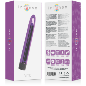 Intense Fun Toys-Vito Lilac Vibrator-ABS, Silentios 7 Intense Fun Toys-Vito Lilac Vibrator-ABS, Silentios - imagine 3