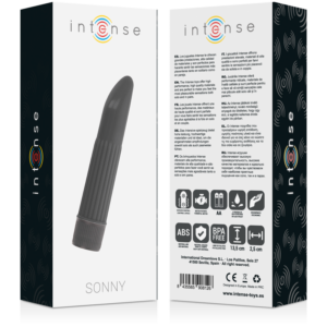 Intense Fun Toys-Sonny Black Vibrator-ABS, Silentios 8 Intense Fun Toys-Sonny Black Vibrator-ABS, Silentios - imagine 4
