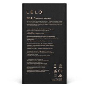 Lelo-Nea 3 Masajer Personal - Pitch Black - imagine 5