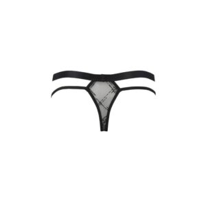 Passion-029 Tanga Collin Negru/, S/M/L/XL - imagine 6