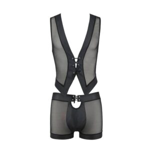 Passion-053 Set William Black/, S/M/L/XL-Poliuretan - imagine 5