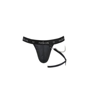 Passion-058 Tanga Bill Negru/, S/M/L/XL-Poliuretan 10 Passion-058 Tanga Bill Negru/, S/M/L/XL-Poliuretan - imagine 5