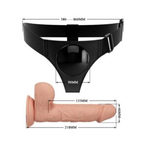 Harness Collection-Chilot-harness Universal cu Dildo Jerry 21.8 cm - imagine 6