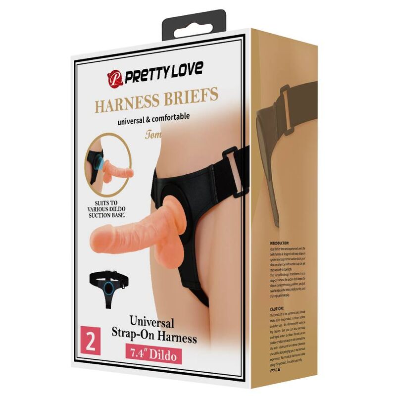 Harness Collection-Chilot Harness Universal cu Dildo Tom 20 cm 6 img 136425 51c22dca8ecd2b1ff6b536818b0faf5f 1