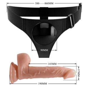 Harness Collection-Centură Harness Universal cu Dildo Kevin 19 - imagine 3