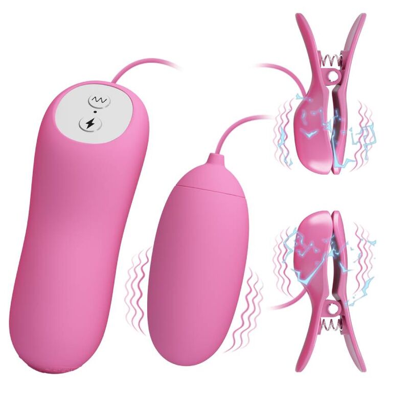 Remote Control-Clești Vibratori cu Electroșoc Roz-Silicon, 7 9 img 136454 d7732b9399b578baedc863a94b563532 1
