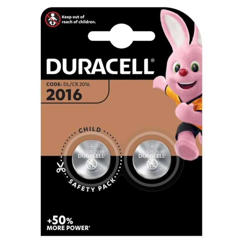 Duracell-Baterie Buton Litiu CR2016 3V - 2 Unități 1 img 137005 57a4611adf8e215854e37c6449882975 1
