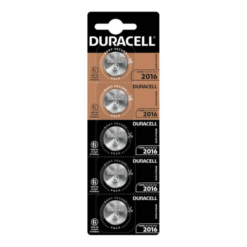 Duracell-Baterie Buton Litiu CR2016 3V 5 Unități 1 img 137007 859af706f3046a1e01281bc0b118891a 1