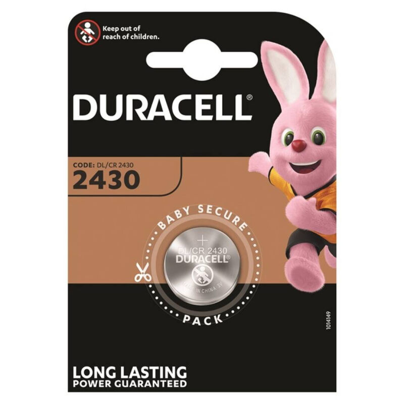 Duracell-Baterie Litiu CR2430 3V, 1 Bucată 1 img 137016 060936187e8e83c0152edc75cbde7cca 1