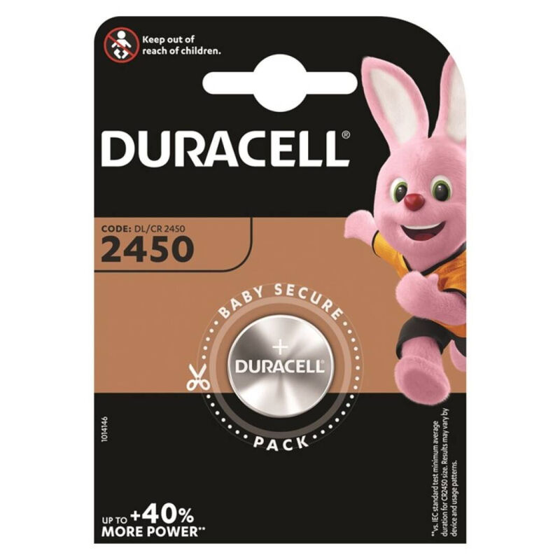 Duracell-Baterie Buton Litiu CR2450 3V, 1 Unitate 1 img 137018 46b5f900badcb7fb7bc9c8b6ebc45fec 1
