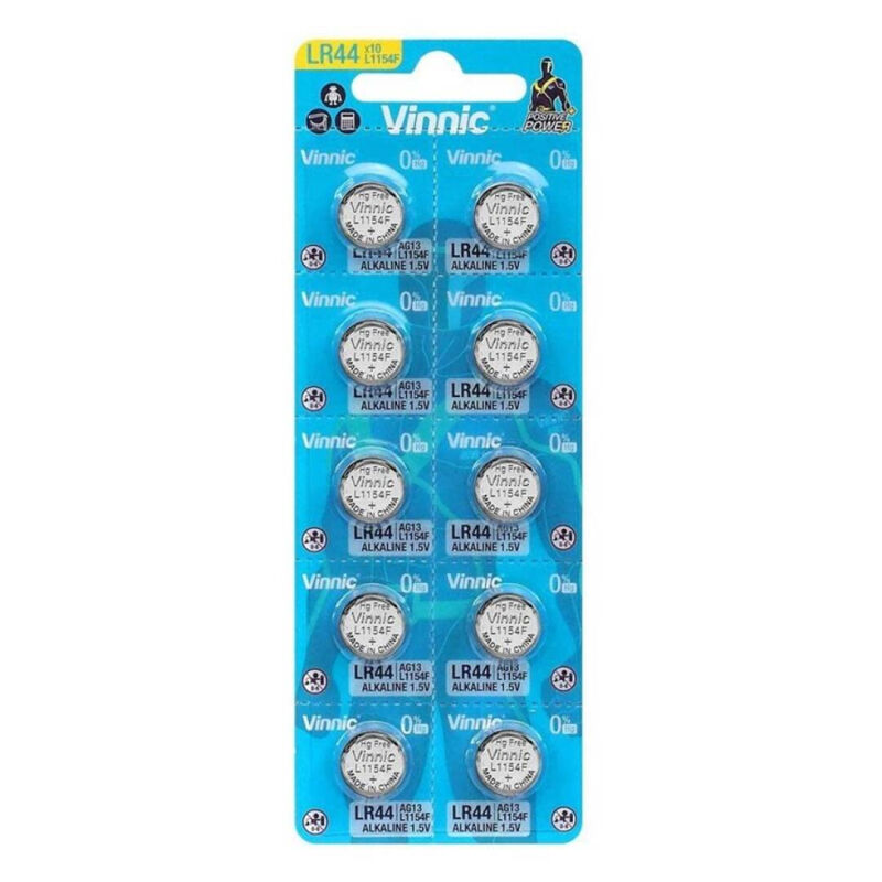 Vinnic-Baterii Alcaline Tip Buton AG13 L1154F LR44 Blister*10 1 img 137053 0804bcf4a89c21548e2858f58681ea5e 1