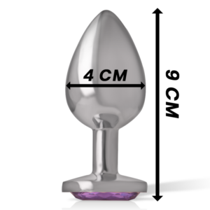 Intense Anal Toys-Plug Anal Metalic din Aluminiu cu Cristal-Violet, Mărime L 12 Intense Anal Toys-Plug Anal Metalic din Aluminiu cu Cristal-Violet, Mărime L - imagine 6