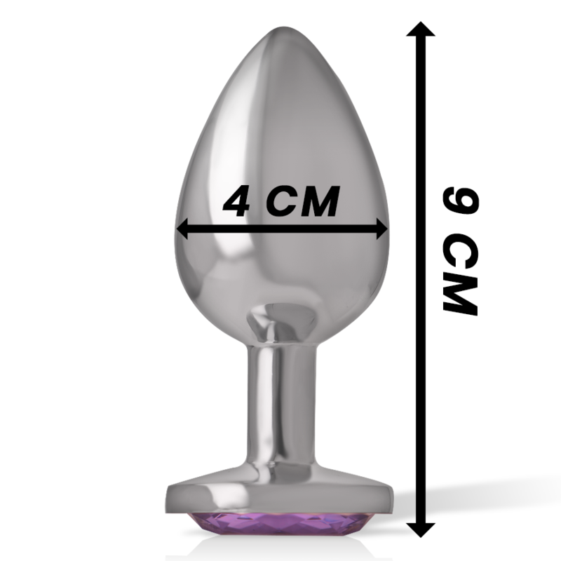 Intense Anal Toys-Plug Anal Metalic din Aluminiu cu Cristal-Violet, Mărime L 6 img 137963 ab93feedcad5dbbaeb255f9deb43cf7c 1