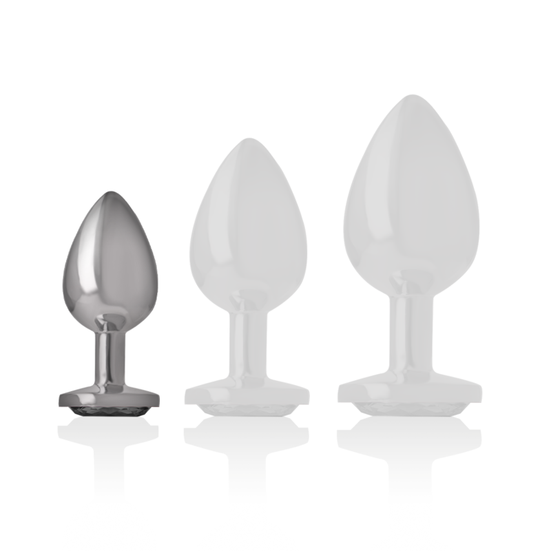 Intense Anal Toys-Plug Anal din Aluminiu cu Cristal Negru 4 img 137978 12c7d1e6b57b03df63689370dba05ba4 1