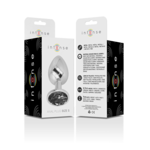 Intense Anal Toys-Plug Anal din Aluminiu cu Cristal Negru 12 Intense Anal Toys-Plug Anal din Aluminiu cu Cristal Negru - imagine 6