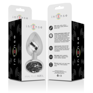 Intense Anal Toys-Plug Anal Metalic din Aluminiu cu Cristal-Negru, Mărime L 10 Intense Anal Toys-Plug Anal Metalic din Aluminiu cu Cristal-Negru, Mărime L - imagine 4