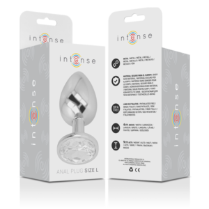 Intense Anal Toys-Plug Anal Metalic din Aluminiu cu Cristal-Argintiu, Mărime L 9 Intense Anal Toys-Plug Anal Metalic din Aluminiu cu Cristal-Argintiu, Mărime L - imagine 3