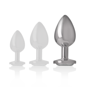 Intense Anal Toys-Plug Anal Metalic din Aluminiu cu Cristal-Argintiu, Mărime L 12 Intense Anal Toys-Plug Anal Metalic din Aluminiu cu Cristal-Argintiu, Mărime L - imagine 6
