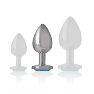 Intense Anal Toys-Plug Anal Metalic din Aluminiu cu Piatră 9 Intense Anal Toys-Plug Anal Metalic din Aluminiu cu Piatră - imagine 3
