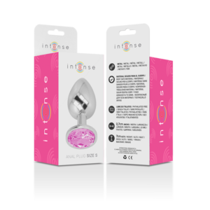 Intense Anal Toys-Plug Anal Metalic din Aluminiu cu Cristal Roz-Mărime S 10 Intense Anal Toys-Plug Anal Metalic din Aluminiu cu Cristal Roz-Mărime S - imagine 4