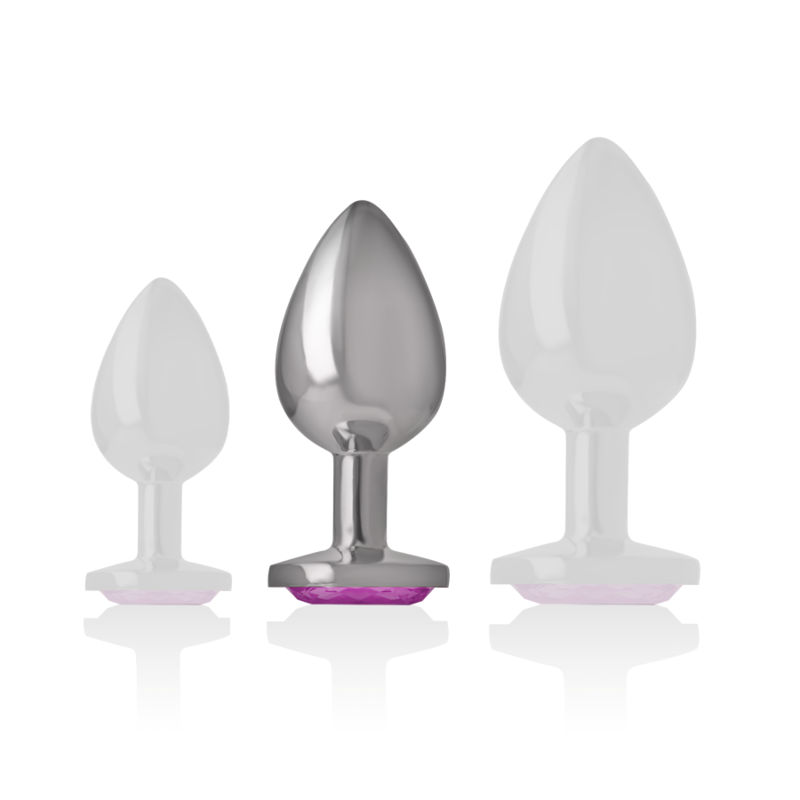 Intense Anal Toys-Plug Anal Metalic din Aluminiu cu Cristal Roz-Mărime M 3 img 138047 4ca43e181fd6a7f9c7a27522170c853b 1