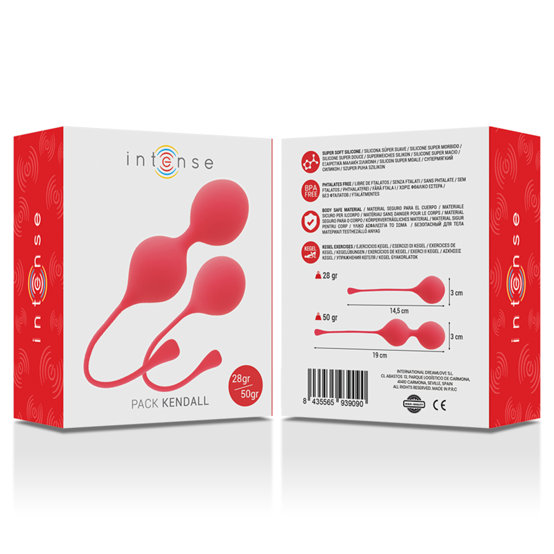 Intense Health Kegel-Set Bile Kegel Kendall Roșu-Silicon 2 img 138061 926c2b535d6407a09d22a0d589da35e4 1