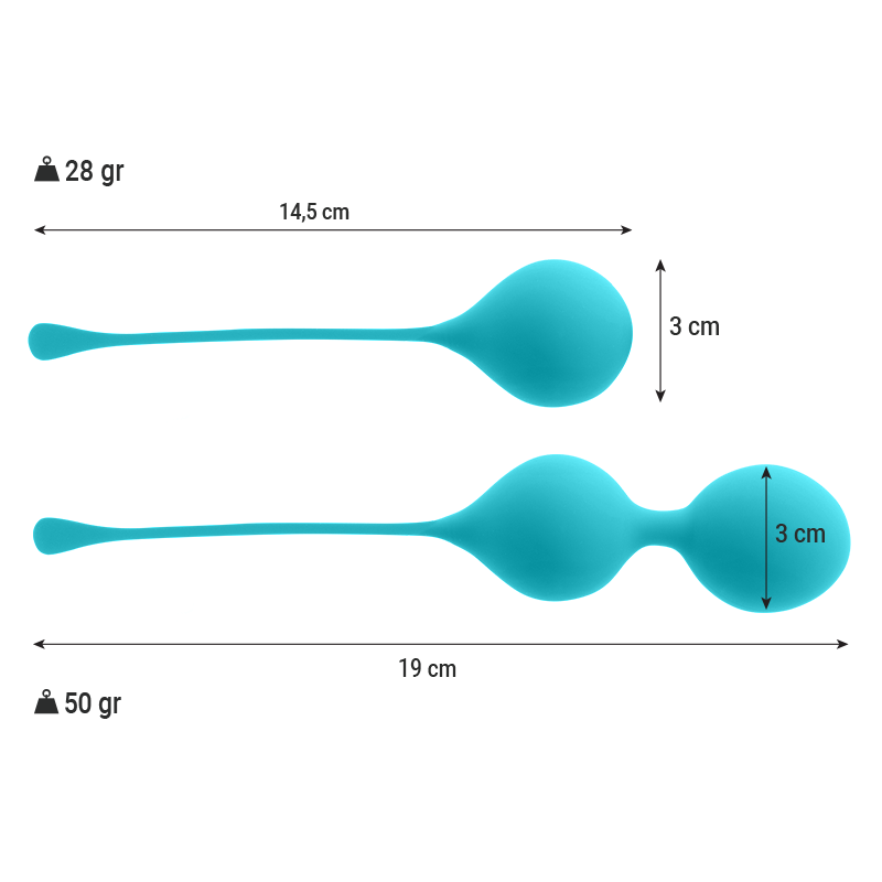 Intense Health Kegel-Intense Set Bile Kegel Kendall 2 Intense Health Kegel-Intense Set Bile Kegel Kendall · Jucarii Anale (imaginea 2)
