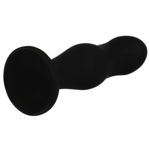 Black&silver-Sean Plug Anal Premium Silicone Black - imagine 3