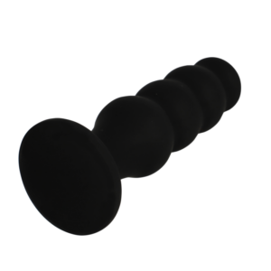 Black&silver-Scott Premium Silicone Plug Anal Negru 9 Black&silver-Scott Premium Silicone Plug Anal Negru - imagine 3