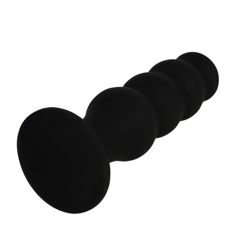 Black&silver-Scott Premium Silicone Plug Anal Negru 3 img 138182 346b51a43b61a73a9f0268d6a83689e8 1