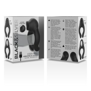 Black&silver-Inel Vibrator din Silicon, 3 Motoare, Reîncărcabil 10 Black&silver-Inel Vibrator din Silicon, 3 Motoare, Reîncărcabil - imagine 3