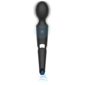 Black&silver-Beck Wand și Cupă de Vid 2-în-1 din Silicon-10 Trepte - imagine 7