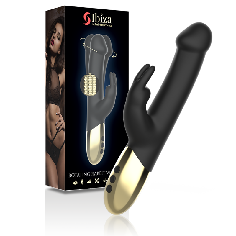 Ibiza Technology-Vibrator Rabbit Rotativ-Silicon, 10 Trepte, USB 8 img 138268 879a03ecc07acd2d0b5c1a46e180a39d 1