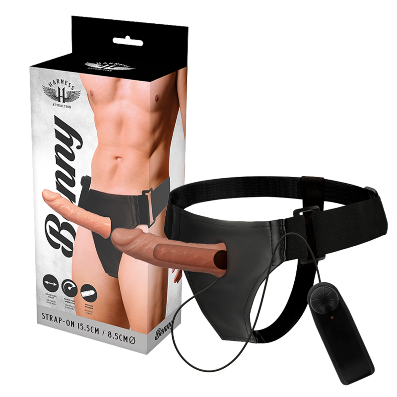 Harness Attraction-Rnes Hollow Benny cu Vibrator 15 cm -o- 4.5 cm 7 img 140251 27a74599cf45ed6d35a41f23c1021e28 1