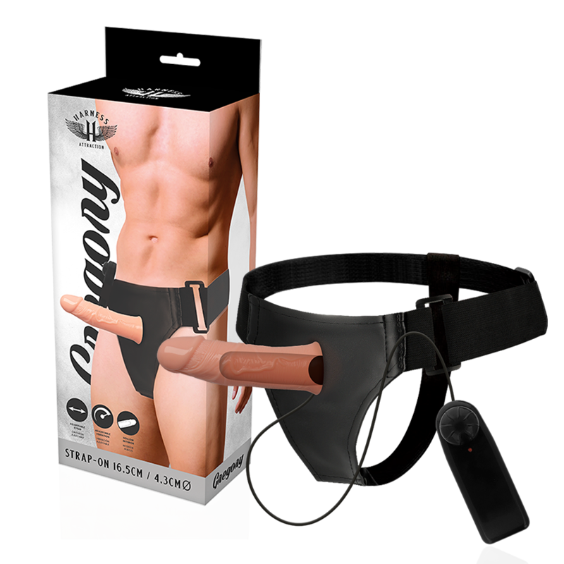 Harness Attraction-Gregory Harnașament Gol cu Vibrator 16.5 cm 7 img 140253 e5bc63cc8c1badd2c6bf9bb120544194 1