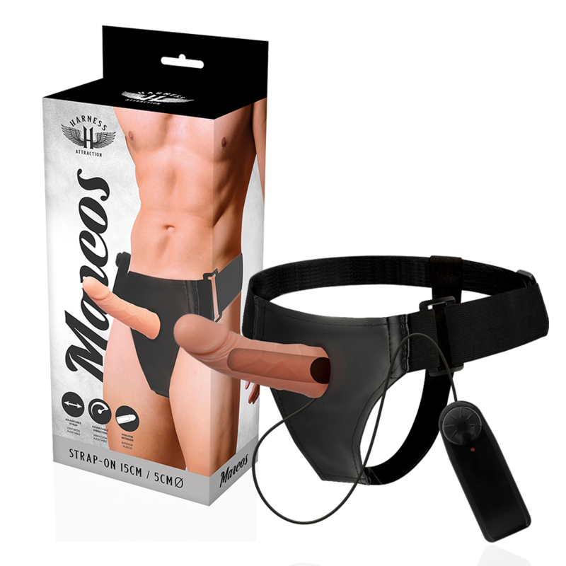 Harness Attraction-Rnes Cadru Gol cu Vibrator 15 cm -o- 5 cm-TPR 2 img 140255 d047b94bc5f9332fc180c9f39660e0c3 1