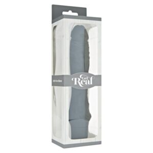 Get Real-Classic Large Vibrator Negru-Silicon, 7 Trepte - imagine 3