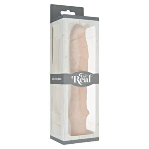Get Real-Classic Large Vibrator Natural-Silicon, 7 Trepte - imagine 3