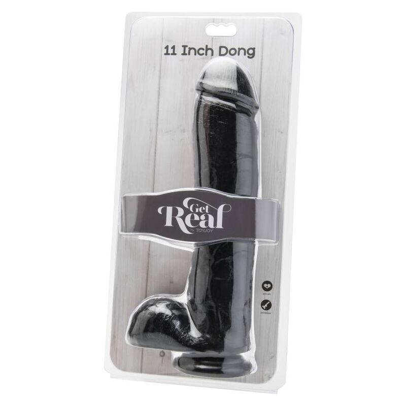Get Real-Dildo 28 cm cu Testicule Negru-PVC 2 img 140382 5b61dbb7296e210590a26c697ca3c6f6 1