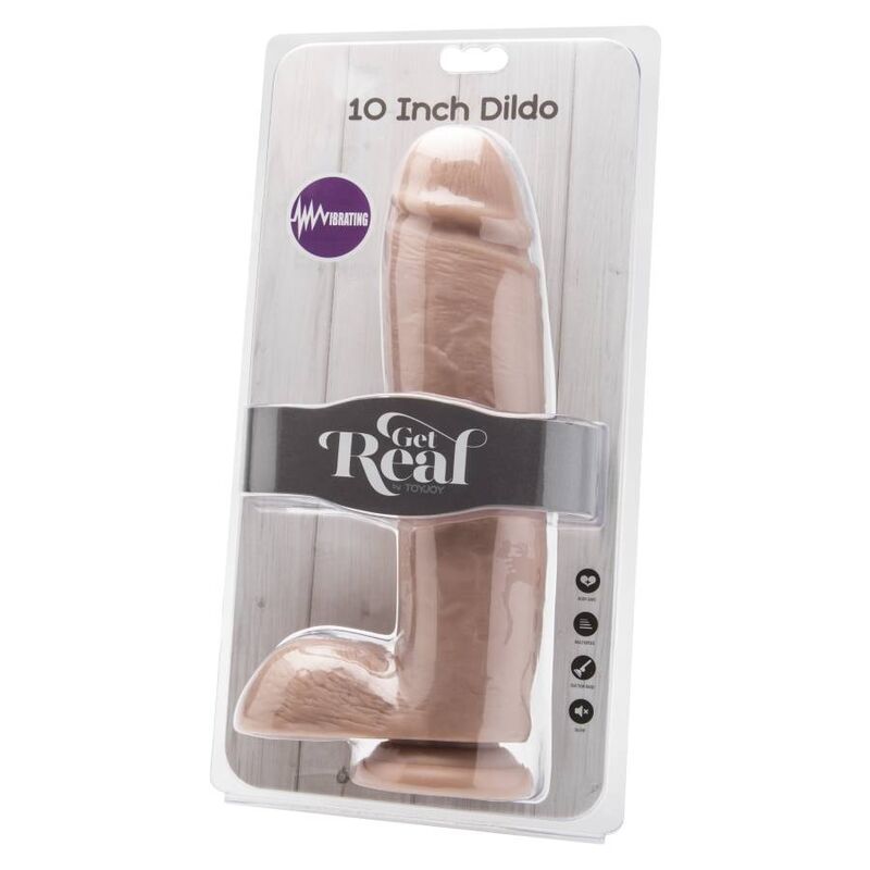 Get Real-Dildo 25,5 cm cu Testicule Vibrator Natural-PVC 2 img 140392 397cb23f81f599fc97294b6fc4a112a6 1