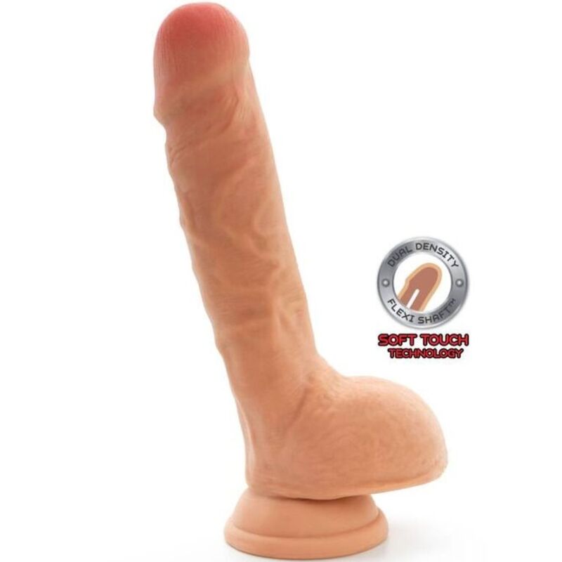 Get Real-Dildo Dual Density 18 cm cu Testicule Natural-TPE 1 img 140401 7f7b6fe0b72da7b7abc66b0cac6e9e30 1