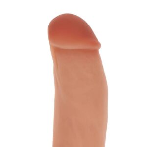 Get Real-Dildo din Silicon 18 cm cu Testicule Natural-Ventuza - imagine 4
