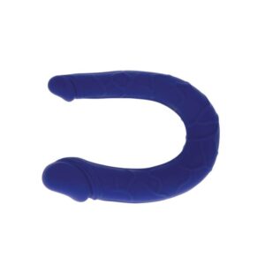 Get Real-Mini Double Dong Realistic Albastru-Silicon 10 Get Real-Mini Double Dong Realistic Albastru-Silicon - imagine 3